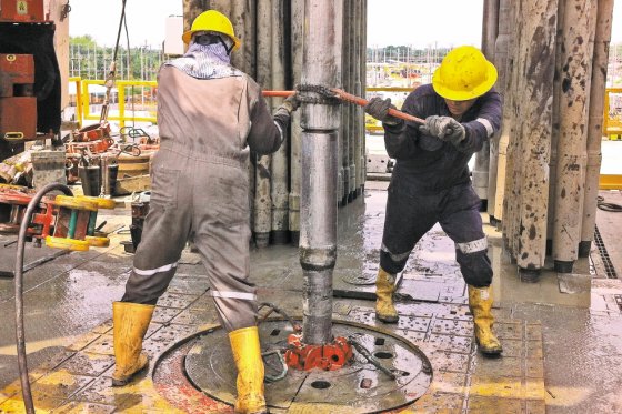 Trabajadores de Ecopetrol, en el Meta. / Cortesía